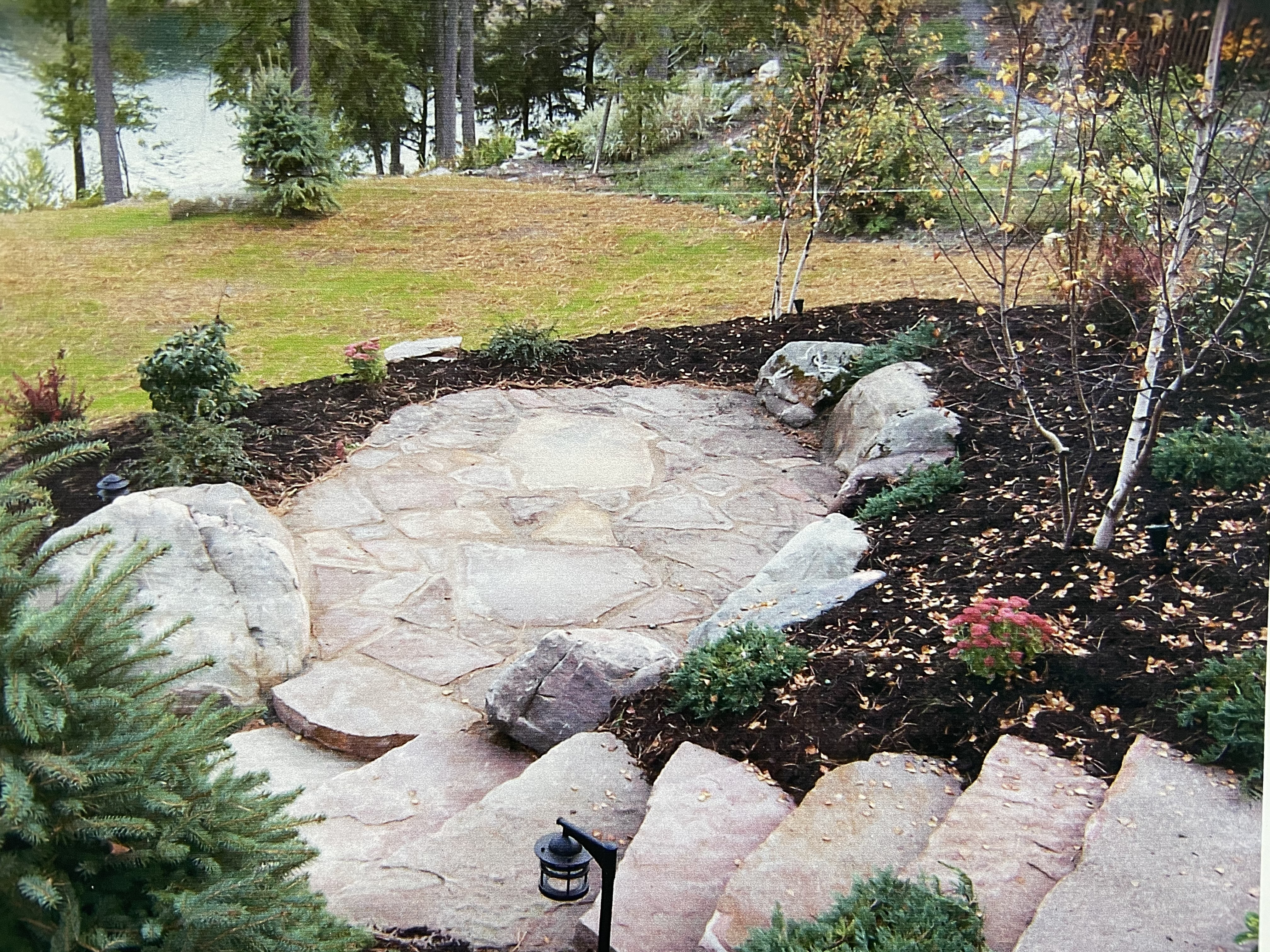 Flagstone Terrace & Stairs